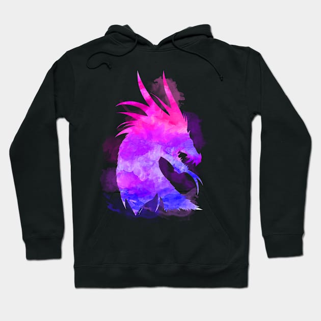 Dragon Watercolor Spirit Hoodie by serre7@hotmail.fr